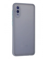 Newface Samsung Galaxy A02 Kılıf Montreal Silikon Kapak - Gri