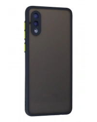 Newface Samsung Galaxy A02 Kılıf Montreal Silikon Kapak - Lacivert