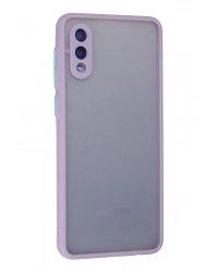 Newface Samsung Galaxy A02 Kılıf Montreal Silikon Kapak - Mor