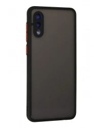 Newface Samsung Galaxy A02 Kılıf Montreal Silikon Kapak - Siyah