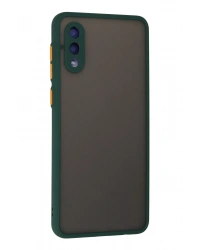 Newface Samsung Galaxy A02 Kılıf Montreal Silikon Kapak - Yeşil