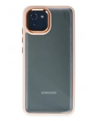 Newface Samsung Galaxy A03 Kılıf Dora Kapak - Pudra