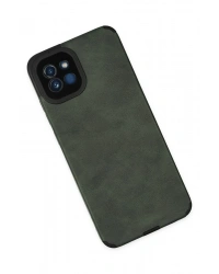 Newface Samsung Galaxy A03 Kılıf Loop Deri Silikon - Yeşil