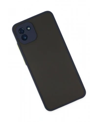 Newface Samsung Galaxy A03 Kılıf Montreal Silikon Kapak - Lacivert