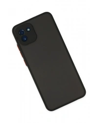 Newface Samsung Galaxy A03 Kılıf Montreal Silikon Kapak - Siyah