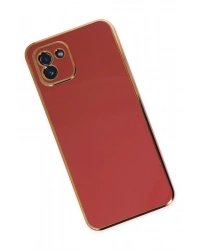 Newface Samsung Galaxy A03 Kılıf Volet Silikon - Kırmızı