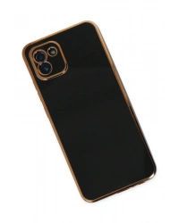 Newface Samsung Galaxy A03 Kılıf Volet Silikon - Siyah