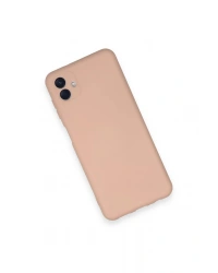 Newface Samsung Galaxy A04 Kılıf Nano içi Kadife Silikon - Pudra