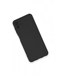 Newface Samsung Galaxy A04 Kılıf Nano içi Kadife Silikon - Siyah