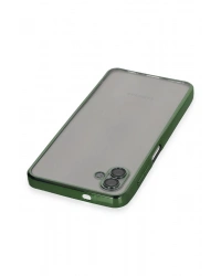 Newface Samsung Galaxy A04 Kılıf Razer Lensli Silikon - Yeşil