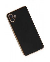 Newface Samsung Galaxy A04 Kılıf Volet Silikon - Siyah