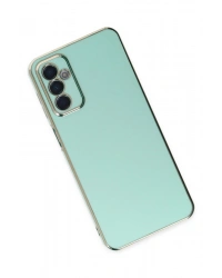 Newface Samsung Galaxy A04S Kılıf Volet Silikon - Açık Yeşil