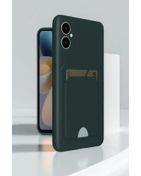 Newface Samsung Galaxy A05 Kelvin Kartvizitli Silikon - Siyah