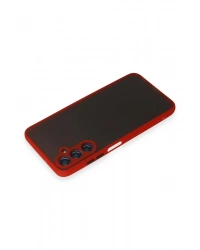 Newface Samsung Galaxy A05S Kılıf Montreal Silikon Kapak - Kırmızı