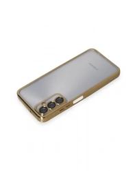 Newface Samsung Galaxy A05S Kılıf Razer Lensli Silikon - Gold