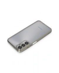 Newface Samsung Galaxy A05S Kılıf Razer Lensli Silikon - Gümüş