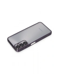 Newface Samsung Galaxy A05S Kılıf Razer Lensli Silikon - Mor