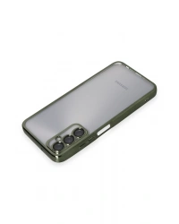 Newface Samsung Galaxy A05S Kılıf Razer Lensli Silikon - Yeşil