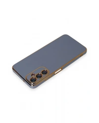 Newface Samsung Galaxy A05S Kılıf Volet Silikon - Mavi