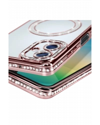 Newface Samsung Galaxy A06 Joke Simli Magneticsafe Kılıf - Pembe