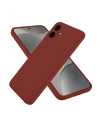 Newface Samsung Galaxy A06 Kılıf First Silikon - Bordo