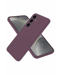 Newface Samsung Galaxy A06 Kılıf First Silikon - Mürdüm