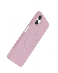 Newface Samsung Galaxy A06 Regal Magsafe Standlı Kapak - Açık Pembe