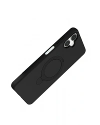 Newface Samsung Galaxy A06 Regal Magsafe Standlı Kapak - Siyah