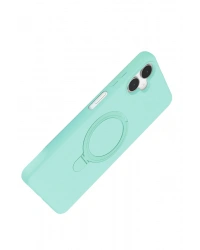 Newface Samsung Galaxy A06 Regal Magsafe Standlı Kapak - Su Yeşili