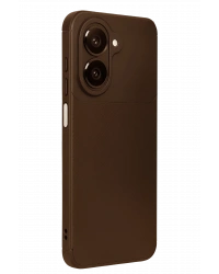 Newface Samsung Galaxy A07 4G Auto Focus Karbon Kapak - Kahverengi