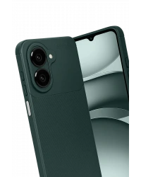 Newface Samsung Galaxy A07 4G Auto Focus Karbon Kapak - Koyu Yeşil