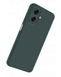 Newface Samsung Galaxy A07 4G First Silikon - Koyu Yeşil