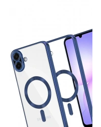 Newface Samsung Galaxy A07 4G Kross Magneticsafe Kapak - Lacivert