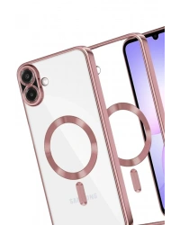 Newface Samsung Galaxy A07 4G Kross Magneticsafe Kapak - Rose