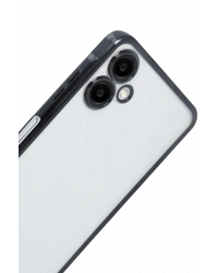 Newface Samsung Galaxy A07 4G Razer Lensli Silikon - Siyah