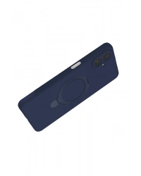 Newface Samsung Galaxy A07 4G Regal Magsafe Standlı Kapak - Lacivert