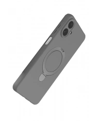 Newface Samsung Galaxy A07 4G Regal Magsafe Standlı Kapak - Titan Gri