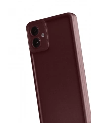 Newface Samsung Galaxy A07 4G Viera Silikon - Bordo