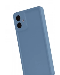 Newface Samsung Galaxy A07 4G Viera Silikon - Mavi