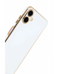 Newface Samsung Galaxy A07 4G Volet Silikon - Beyaz