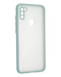 Newface Samsung Galaxy A11 Kılıf Montreal Silikon Kapak - Turkuaz