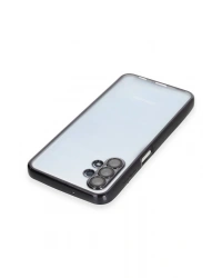 Newface Samsung Galaxy A13 4G Kılıf Razer Lensli Silikon - Siyah