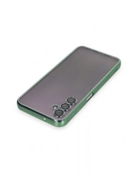 Newface Samsung Galaxy A14 4G Kılıf Razer Lensli Silikon - Yeşil