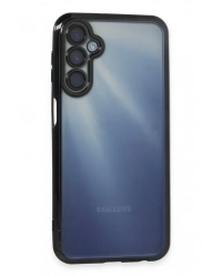 Newface Samsung Galaxy A15 4G Kılıf Razer Lensli Silikon - Siyah