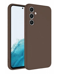 Newface Samsung Galaxy A16 5G Kılıf First Silikon - Kahverengi