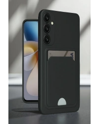 Newface Samsung Galaxy A16 5G Kılıf Kelvin Kartvizitli Silikon - Lila