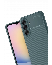 Newface Samsung Galaxy A17 5G Auto Focus Karbon Kapak - Koyu Yeşil