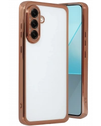 Newface Samsung Galaxy A17 5G Razer Lensli Silikon - Çöl Titanyum