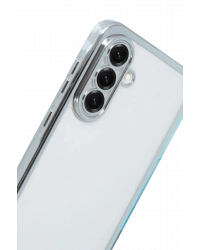 Newface Samsung Galaxy A17 5G Razer Lensli Silikon - Gümüş