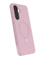 Newface Samsung Galaxy A17 5G Regal Magsafe Standlı Kapak - Açık Pembe